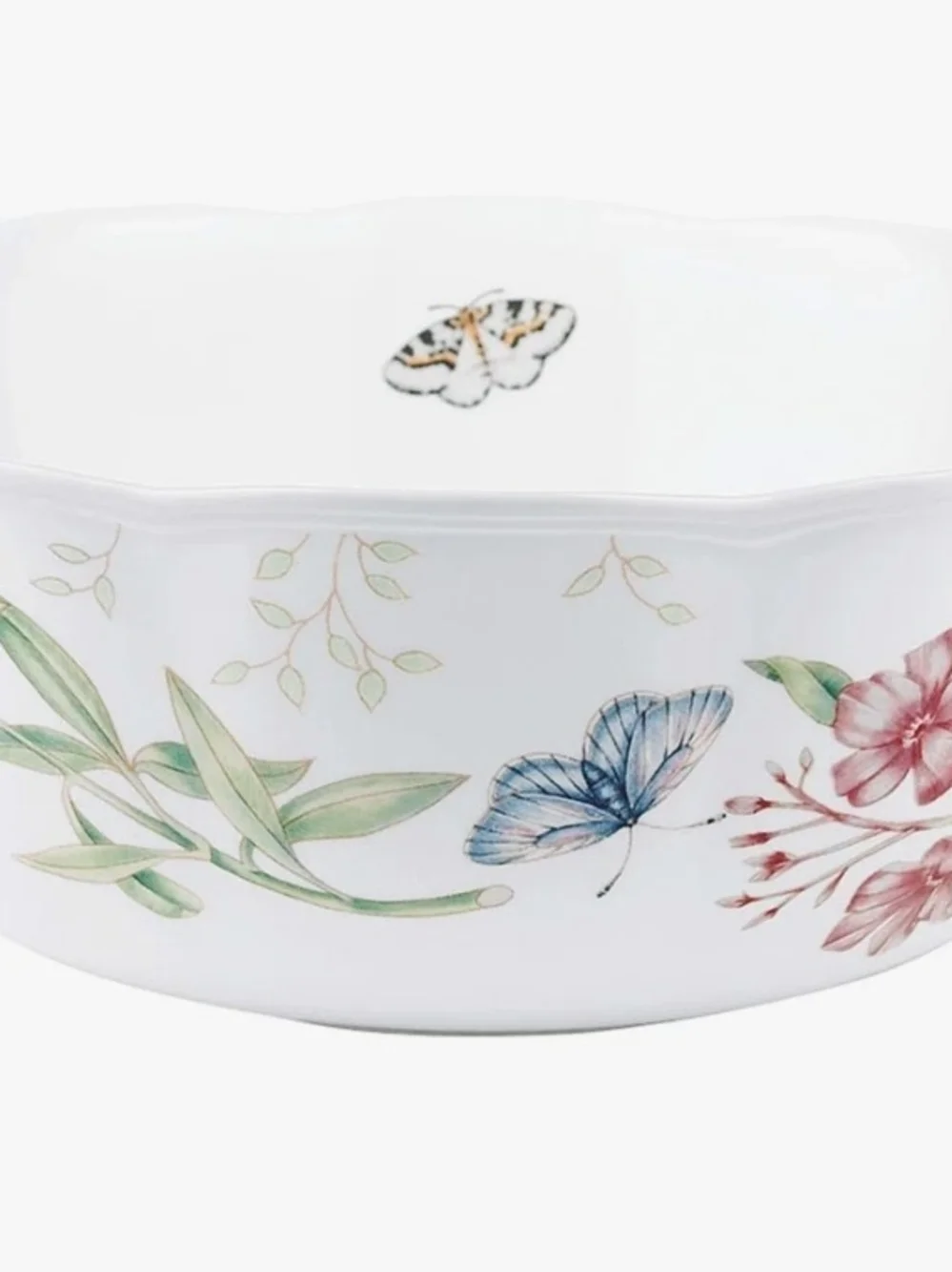 Lenox Heritage Butterfly Meadow Large Serving Bowl